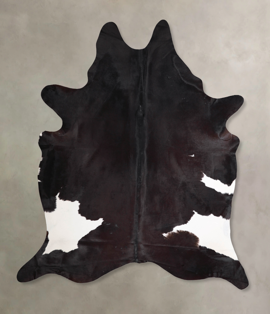 Black and White XX-Large Brazilian Cowhide Rug 8'6"H x 6'10"W #A47794 by Hudson Hides