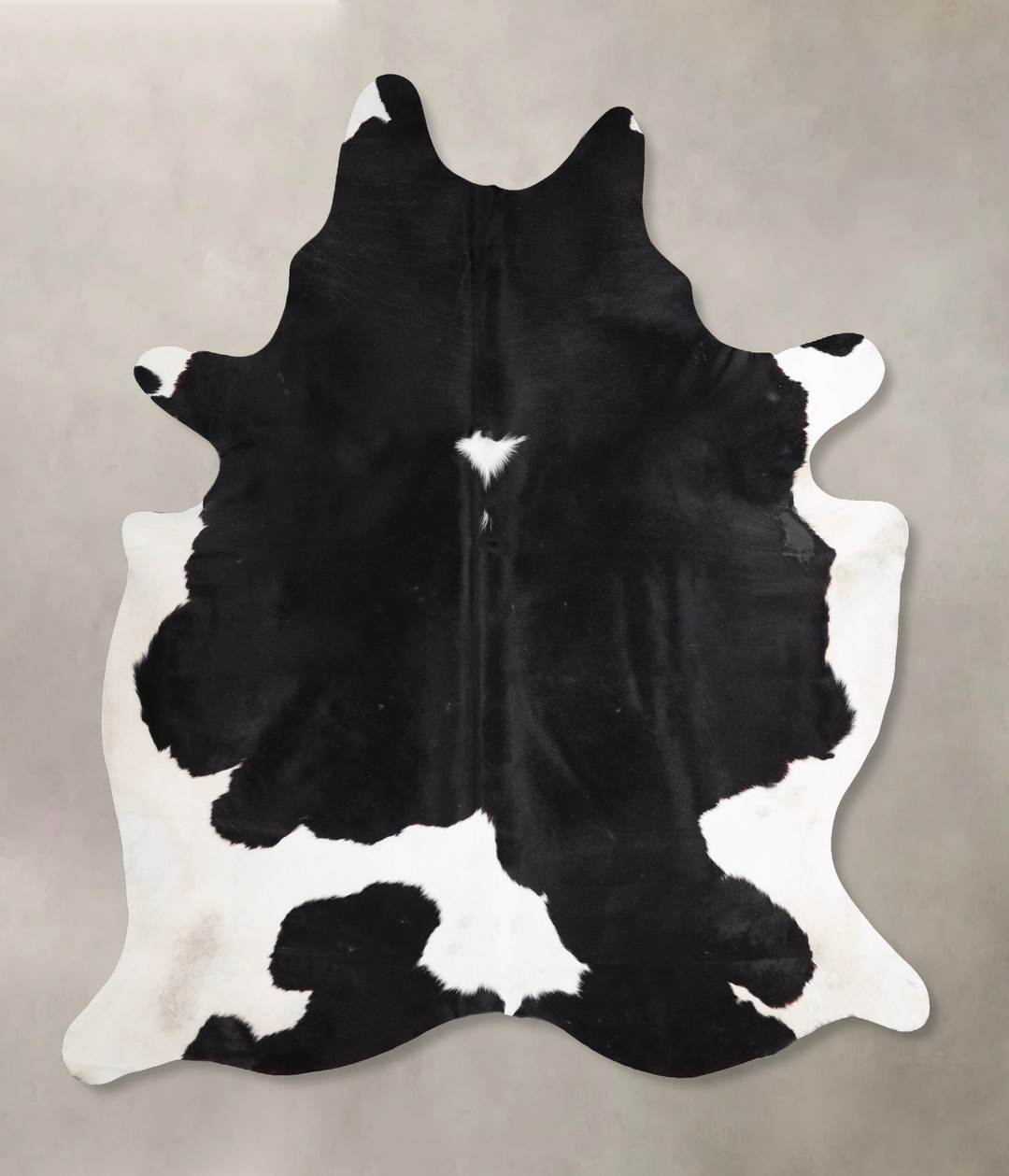 Black and White XX-Large Brazilian Cowhide Rug 8'3"H x 7'1"W #A47798 b
