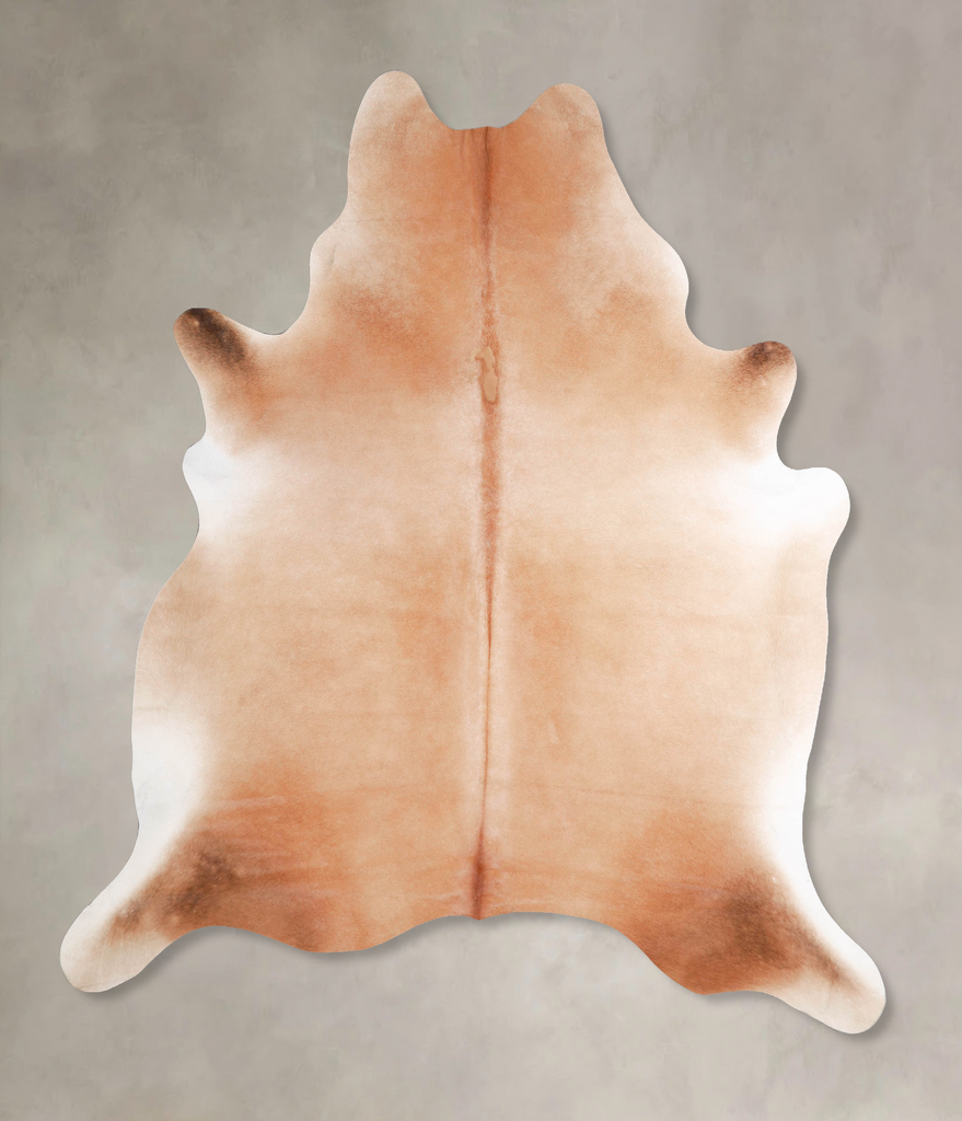 Light Caramel XX-Large Brazilian Cowhide Rug 7'10"H x 6'5"W #A47818 by Hudson Hides