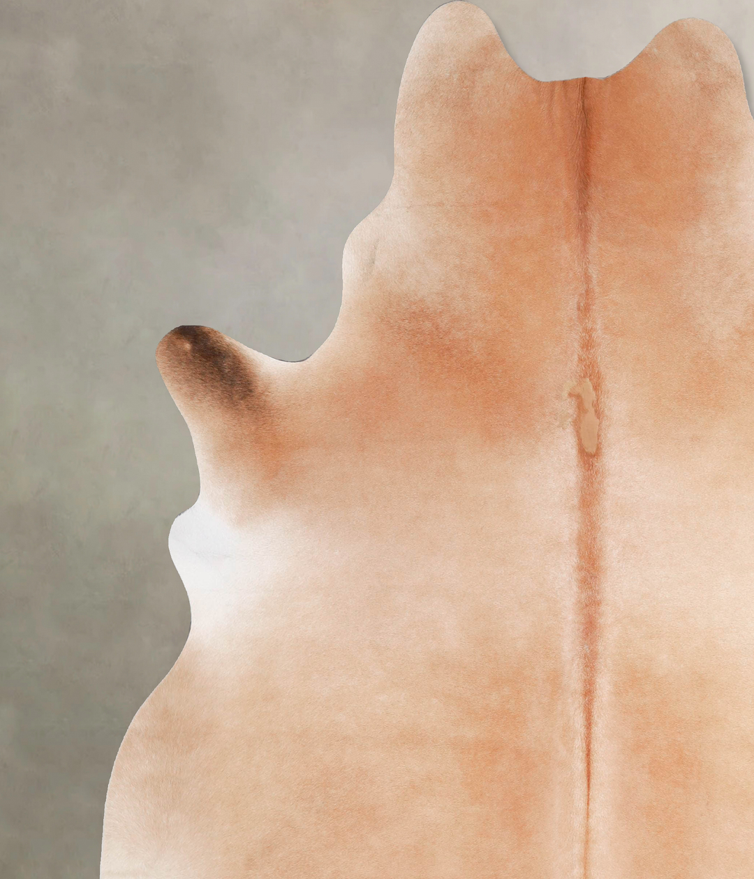 Light Caramel XX-Large Brazilian Cowhide Rug 7'10"H x 6'5"W #A47818 by