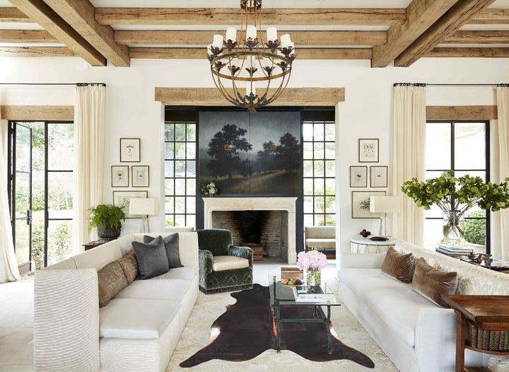 Chocolate XX-Large Brazilian Cowhide Rug 7'8"H x 6'8"W #A47823 by Hudson Hides