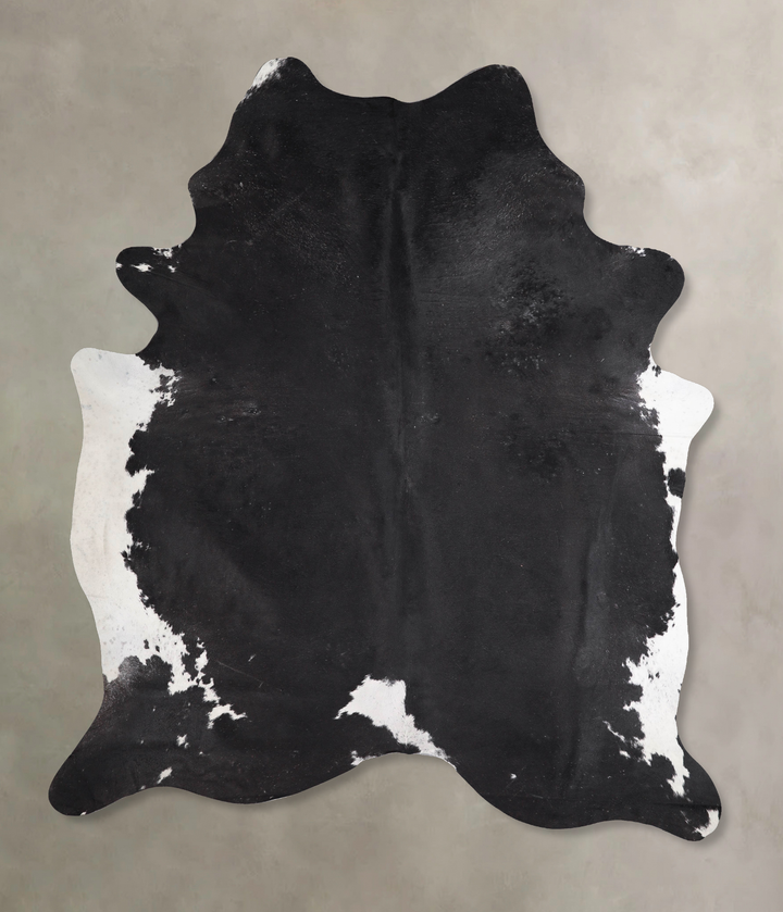 Black and White XX-Large Brazilian Cowhide Rug 8'1"H x 6'4"W #A47833 by Hudson Hides