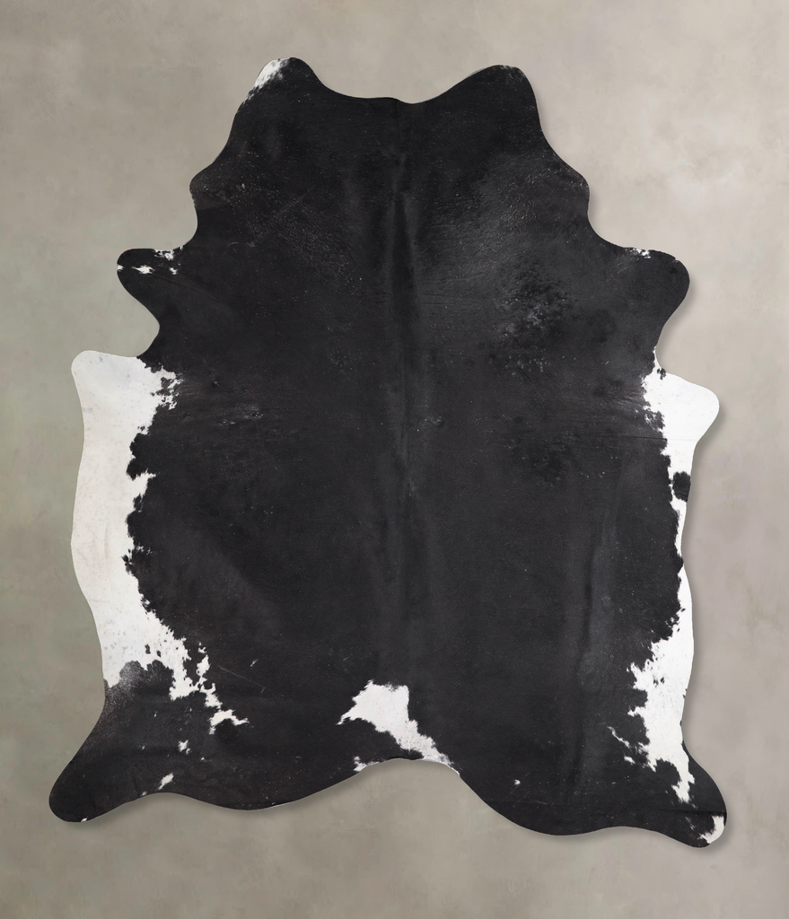 Black and White XX-Large Brazilian Cowhide Rug 8'1"H x 6'4"W #A47833 by Hudson Hides