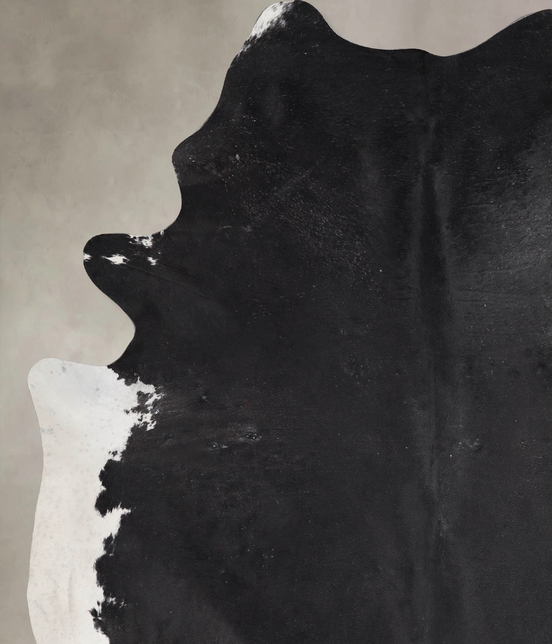 Black and White XX-Large Brazilian Cowhide Rug 8'1"H x 6'4"W #A47833 b