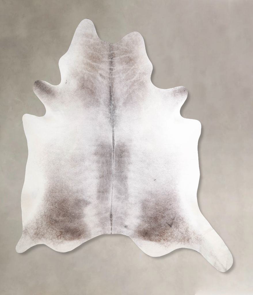 Medium Grey XX-Large Brazilian Cowhide Rug 8'2"H x 7'3"W #A47854 by Hudson Hides