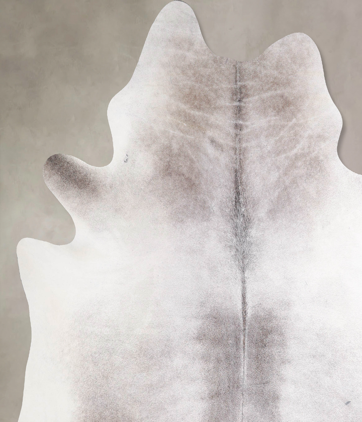 Medium Grey XX-Large Brazilian Cowhide Rug 8'2"H x 7'3"W #A47854 by Hudson Hides