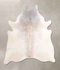 Grey with Beige XX-Large Brazilian Cowhide Rug 7'9