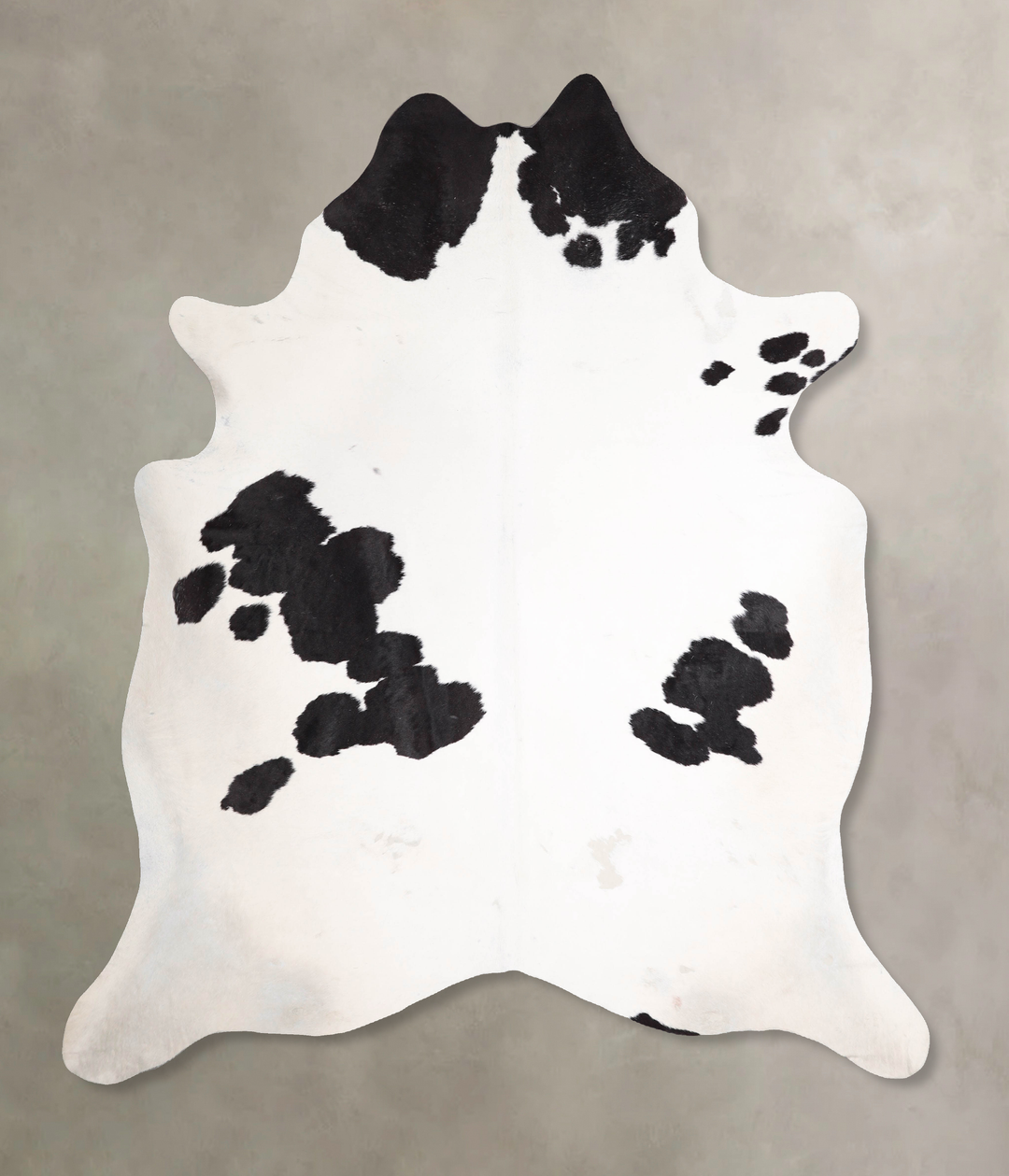 Black and White XX-Large Brazilian Cowhide Rug 7'11"H x 7'3"W #A47868 