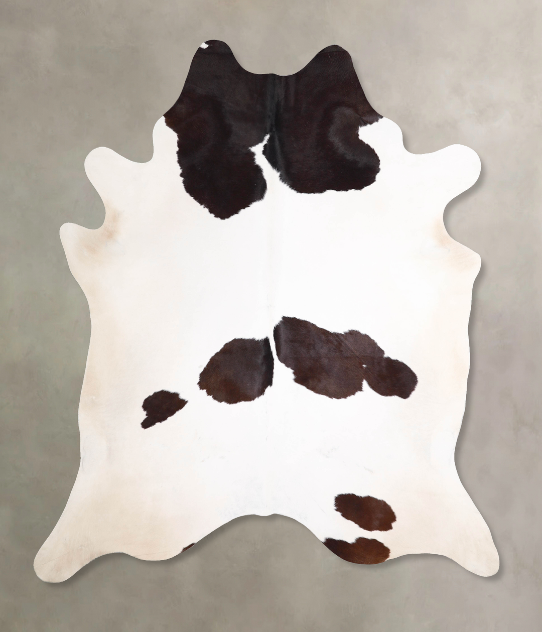 Black and White XX-Large Brazilian Cowhide Rug 7'11"H x 6'10"W #A47873
