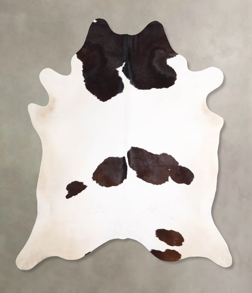 Black and White XX-Large Brazilian Cowhide Rug 7'11"H x 6'10"W #A47873 by Hudson Hides