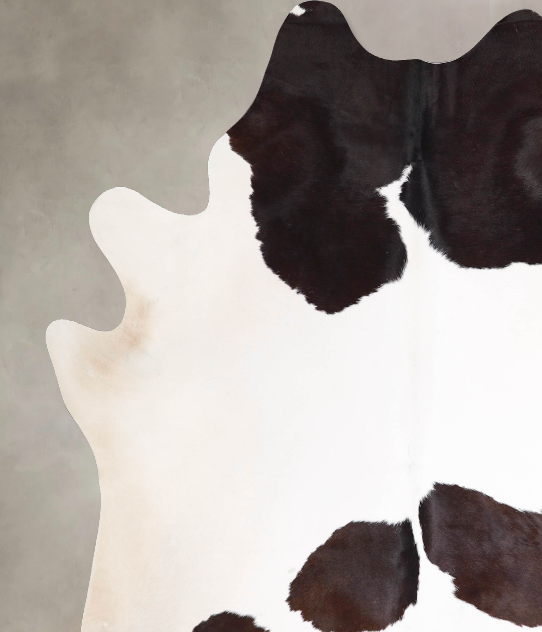 Black and White XX-Large Brazilian Cowhide Rug 7'11"H x 6'10"W #A47873