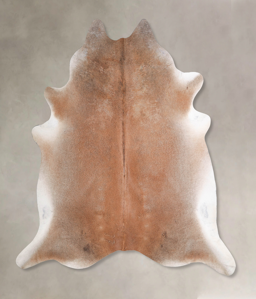 Grey with Beige XX-Large Brazilian Cowhide Rug 7'10"H x 7'9"W #A47899 by Hudson Hides