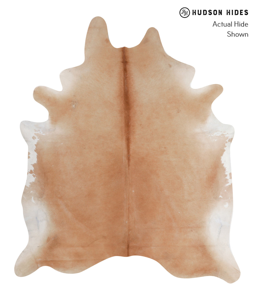 Beige XX-Large Brazilian Cowhide Rug 7'10"H x 6'9"W #A4791 by Hudson Hides