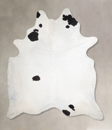 Black and White XX-Large Brazilian Cowhide Rug 8'8"H x 7'6"W #A47913 by Hudson Hides