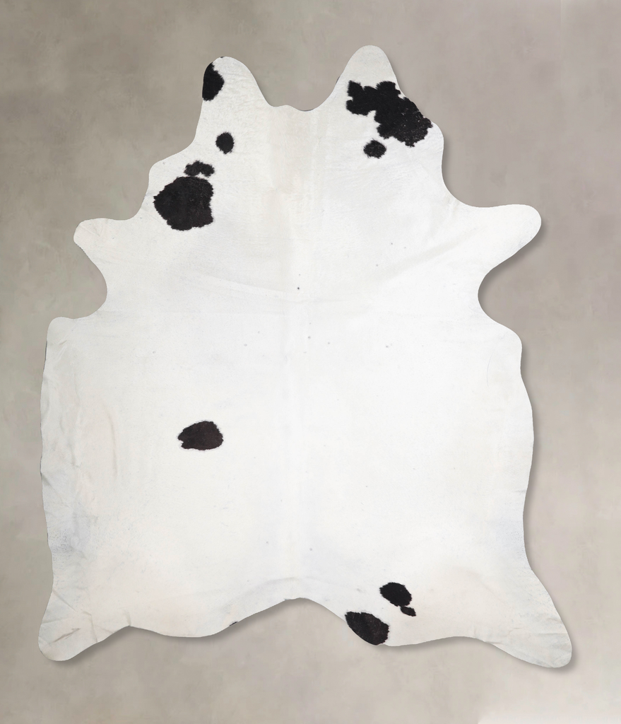 Black and White XX-Large Brazilian Cowhide Rug 8'8"H x 7'6"W #A47913 by Hudson Hides