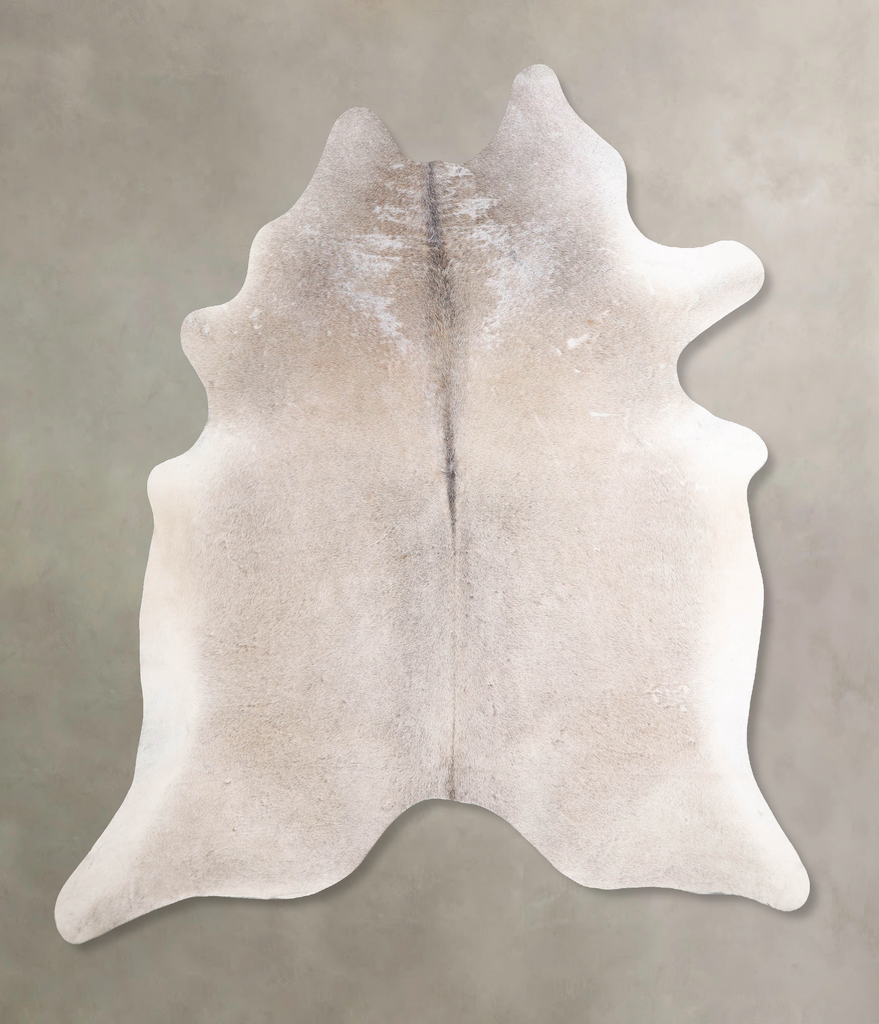 Medium Grey XX-Large Brazilian Cowhide Rug 7'7"H x 7'0"W #A47929 by Hudson Hides