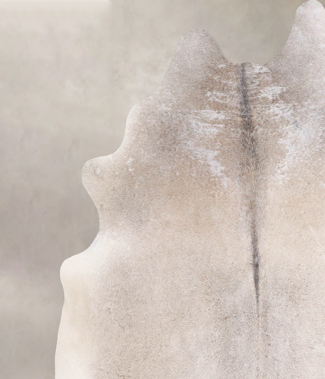 Medium Grey XX-Large Brazilian Cowhide Rug 7'7"H x 7'0"W #A47929 by Hu