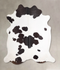 Black and White XX-Large Brazilian Cowhide Rug 7'5