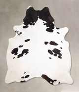 Black and White XX-Large Brazilian Cowhide Rug 8'5"H x 6'9"W #A47937 by Hudson Hides
