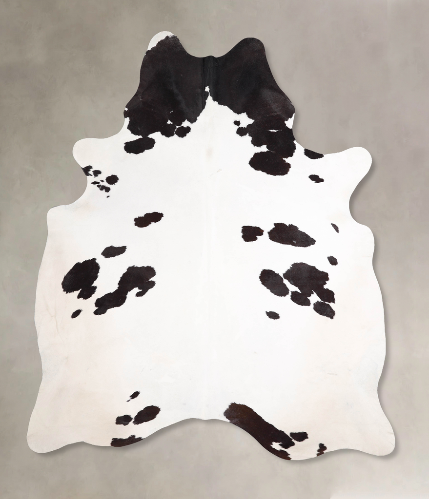 Black and White XX-Large Brazilian Cowhide Rug 8'5"H x 6'9"W #A47937 by Hudson Hides