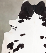 Black and White XX-Large Brazilian Cowhide Rug 8'5"H x 6'9"W #A47937 by Hudson Hides