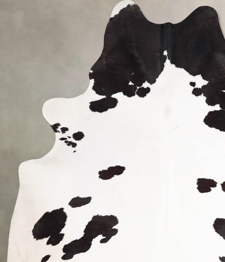 Black and White XX-Large Brazilian Cowhide Rug 8'5"H x 6'9"W #A47937 by Hudson Hides