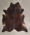 Chocolate XX-Large Brazilian Cowhide Rug 7'10