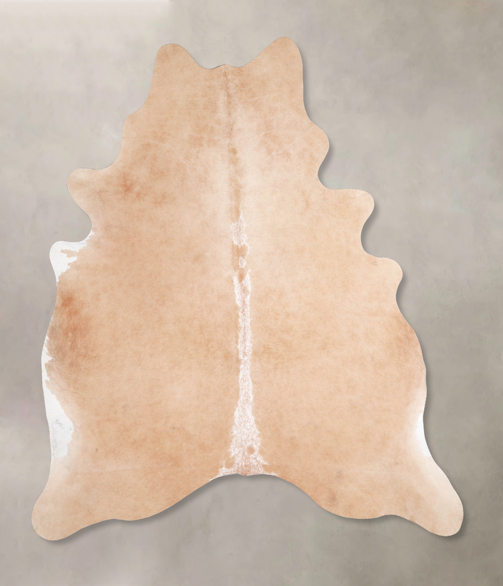 Beige X-Large Brazilian Cowhide Rug 7'4"H x 6'6"W #A47951 by Hudson Hides