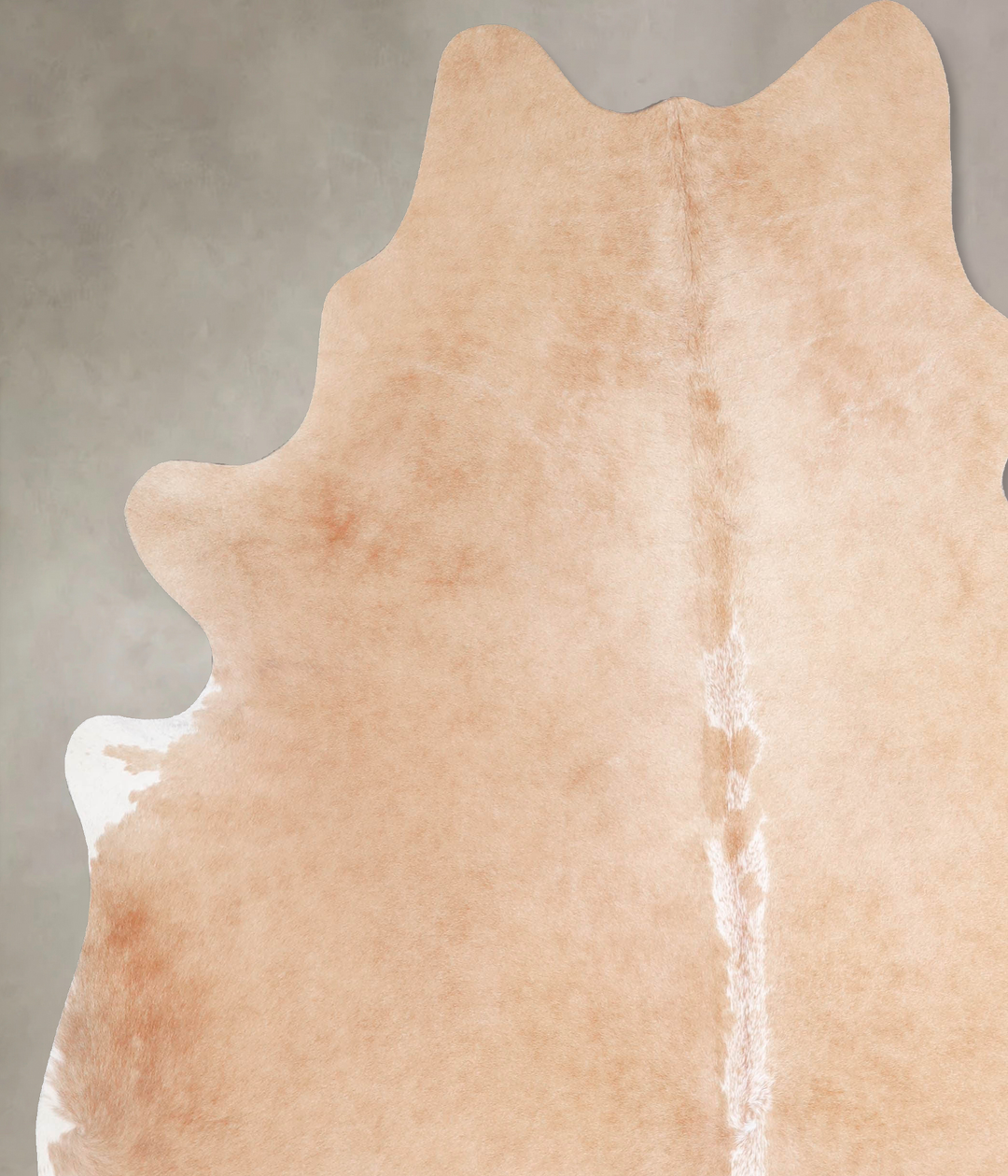 Beige X-Large Brazilian Cowhide Rug 7'4"H x 6'6"W #A47951 by Hudson Hi