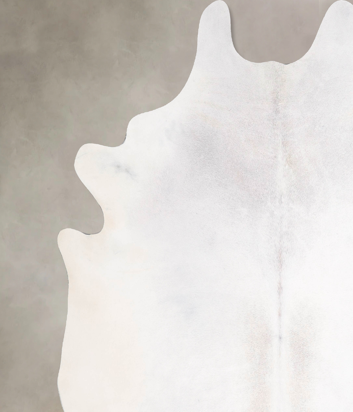 Light Grey X-Large Brazilian Cowhide Rug 7'4"H x 6'8"W #A47959 by Hudson Hides