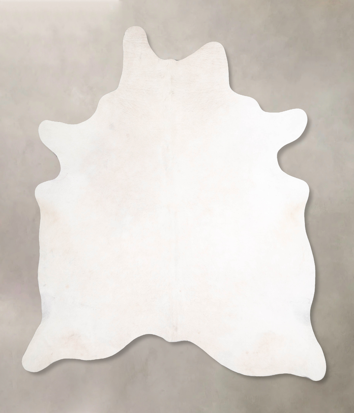 Ivory with Beige XX-Large Brazilian Cowhide Rug 7'10"H x 6'9"W #A47973 by Hudson Hides