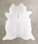 Medium Grey XX-Large Brazilian Cowhide Rug 7'8"H x 6'7"W #A47979 by Hudson Hides