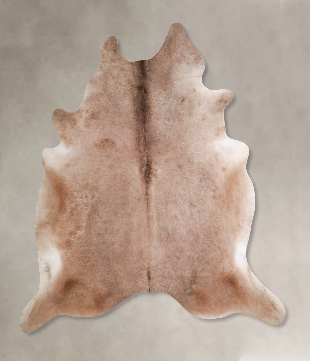 Taupe XX-Large Brazilian Cowhide Rug 7'11"H x 7'3"W #A47983 by Hudson 