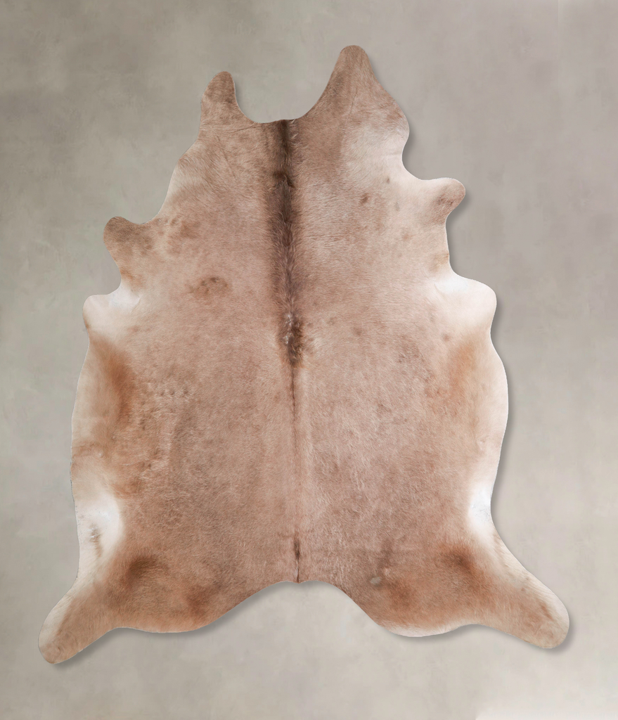 Taupe XX-Large Brazilian Cowhide Rug 7'11"H x 7'3"W #A47983 by Hudson Hides