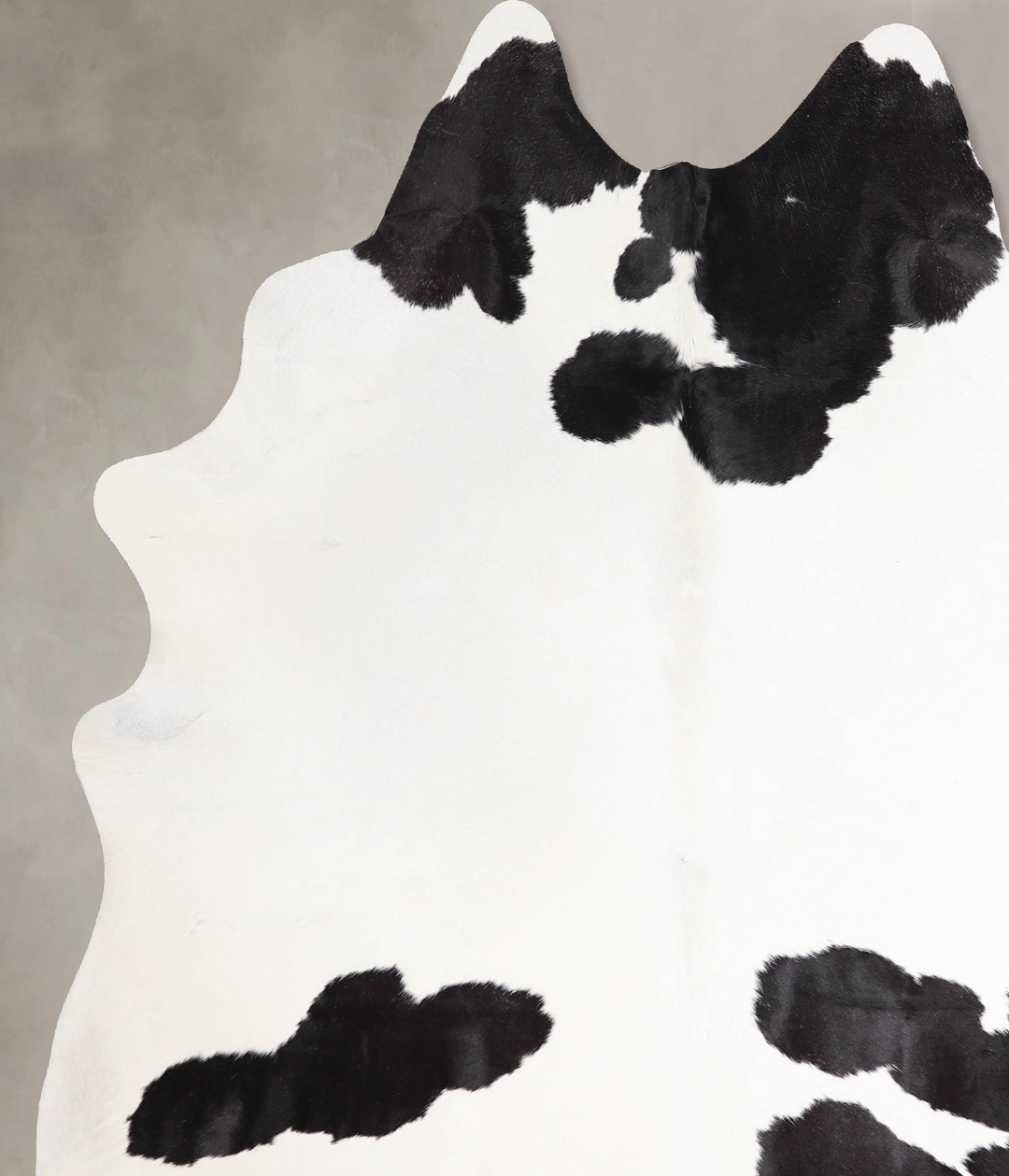 Black and White XX-Large Brazilian Cowhide Rug 8'1"H x 6'8"W #A47991 b