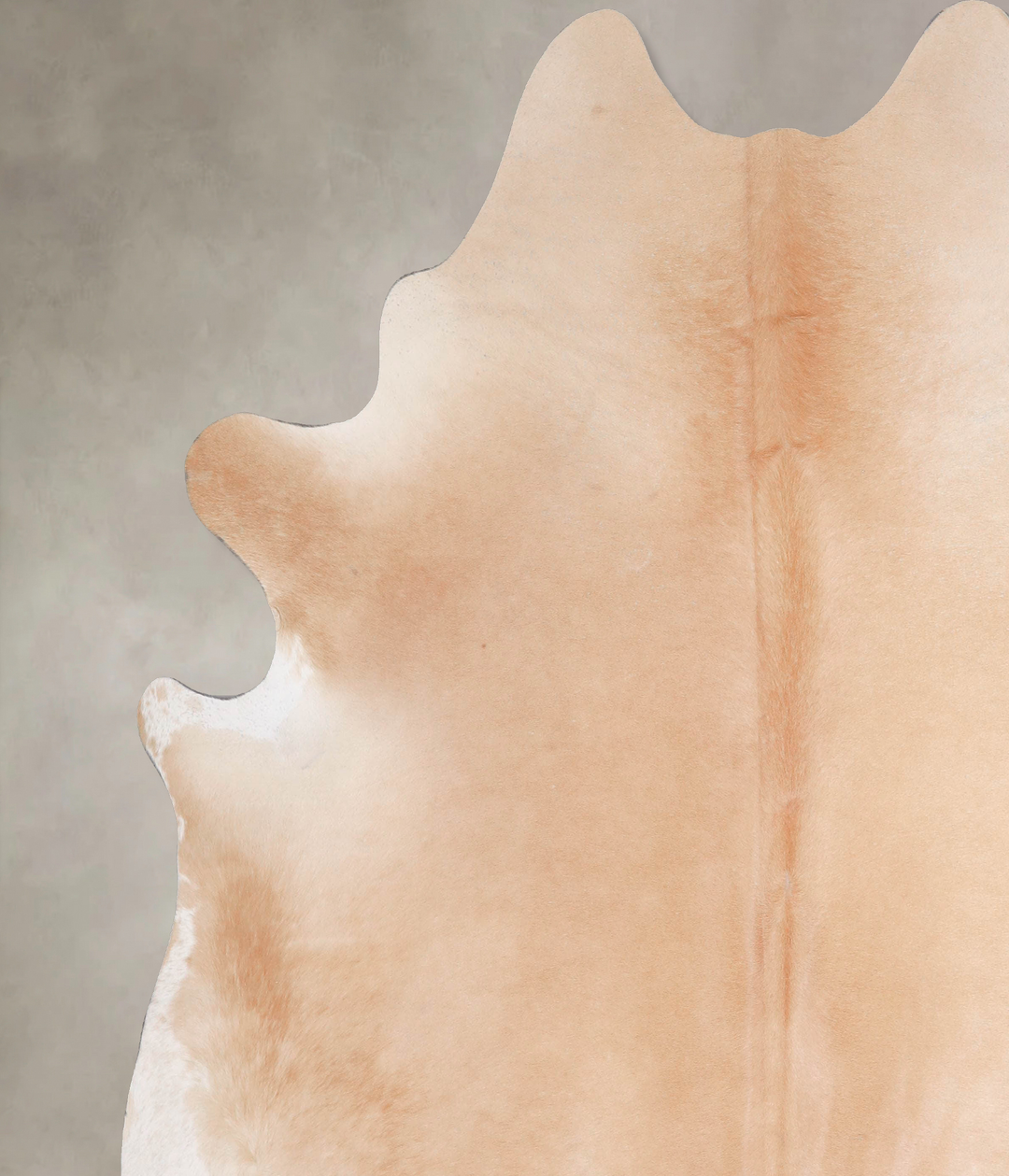 Beige XX-Large Brazilian Cowhide Rug 8'1"H x 7'5"W #A47999 by Hudson H