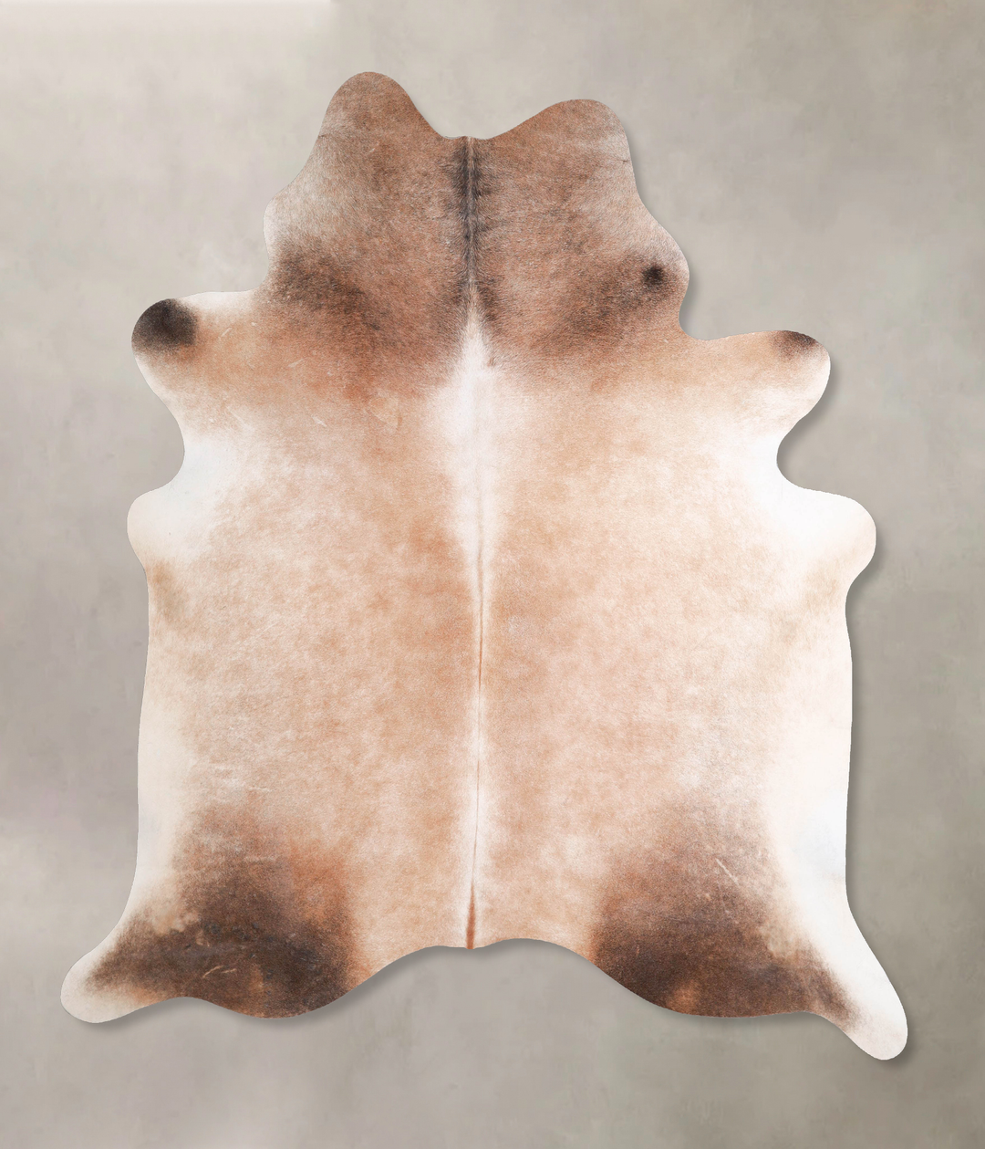 Light Caramel X-Large Brazilian Cowhide Rug 7'3"H x 6'6"W #A48007 by H