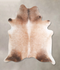 Light Caramel X-Large Brazilian Cowhide Rug 7'3
