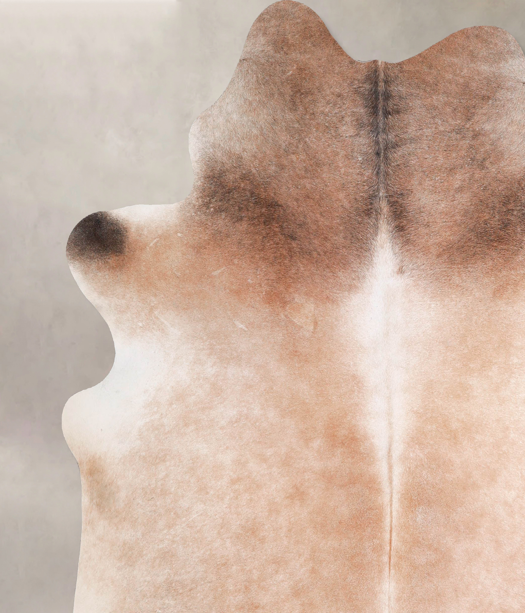 Light Caramel X-Large Brazilian Cowhide Rug 7'3"H x 6'6"W #A48007 by H