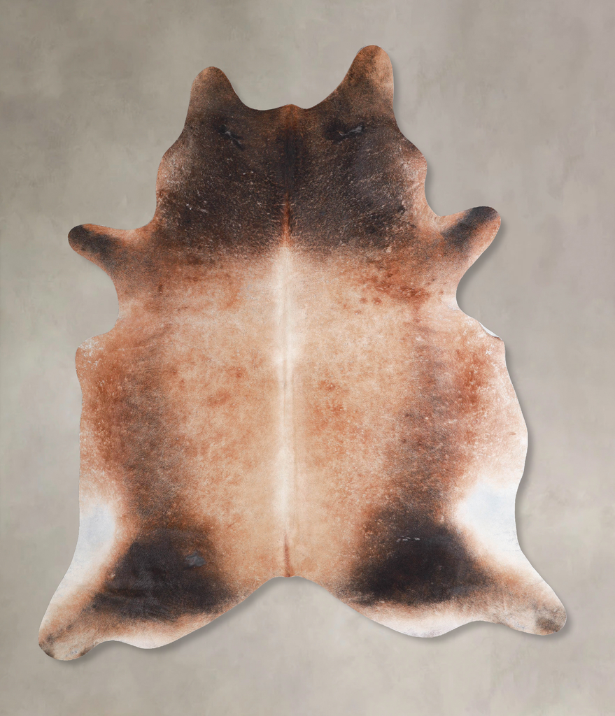 Light Caramel X-Large Brazilian Cowhide Rug 7'9"H x 6'4"W #A48022 by Hudson Hides