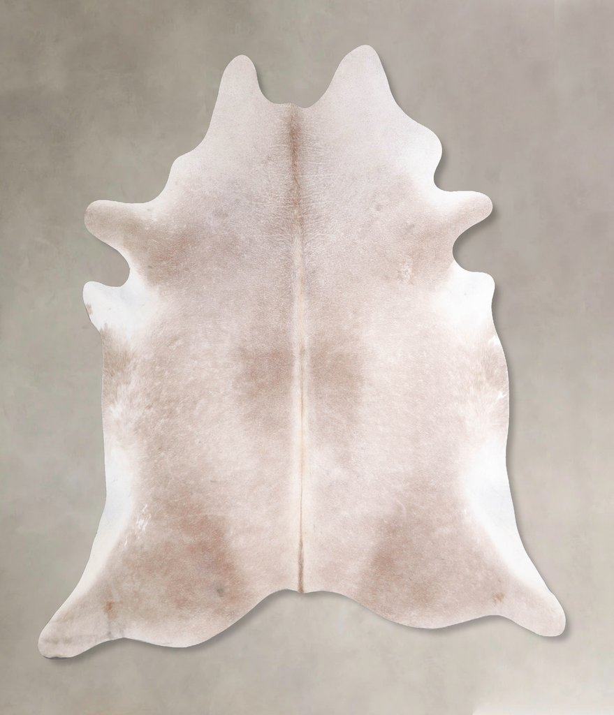 Taupe XX-Large Brazilian Cowhide Rug 7'6"H x 6'11"W #A48030 by Hudson Hides
