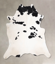 Black and White X-Large Brazilian Cowhide Rug 6'10"H x 6'7"W #A48048 by Hudson Hides