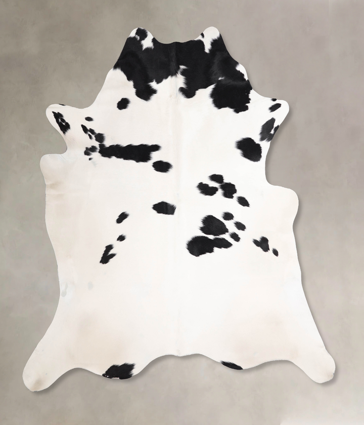 Black and White X-Large Brazilian Cowhide Rug 6'10"H x 6'7"W #A48048 by Hudson Hides