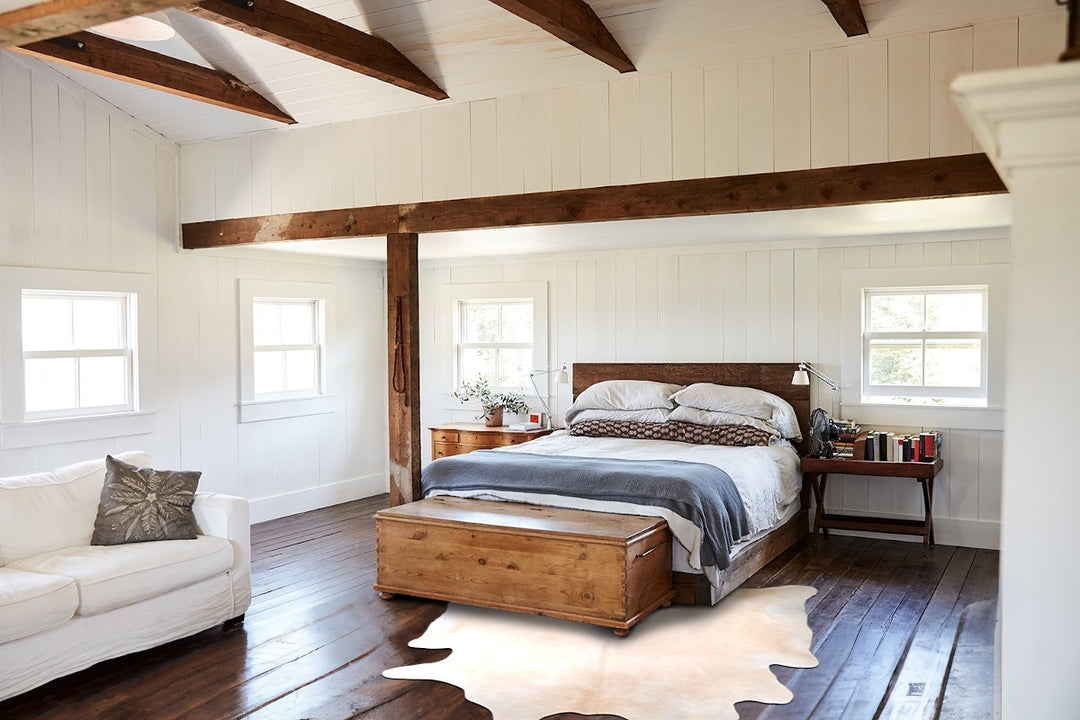 Palomino XX-Large Brazilian Cowhide Rug 7'3"H x 7'1"W #A48076 by Hudso