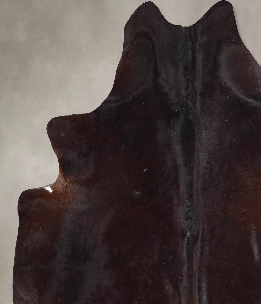 Chocolate X-Large Brazilian Cowhide Rug 7'2"H x 6'4"W #A48079 by Hudso