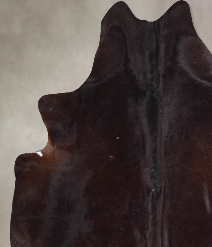 Chocolate X-Large Brazilian Cowhide Rug 7'2"H x 6'4"W #A48079 by Hudson Hides