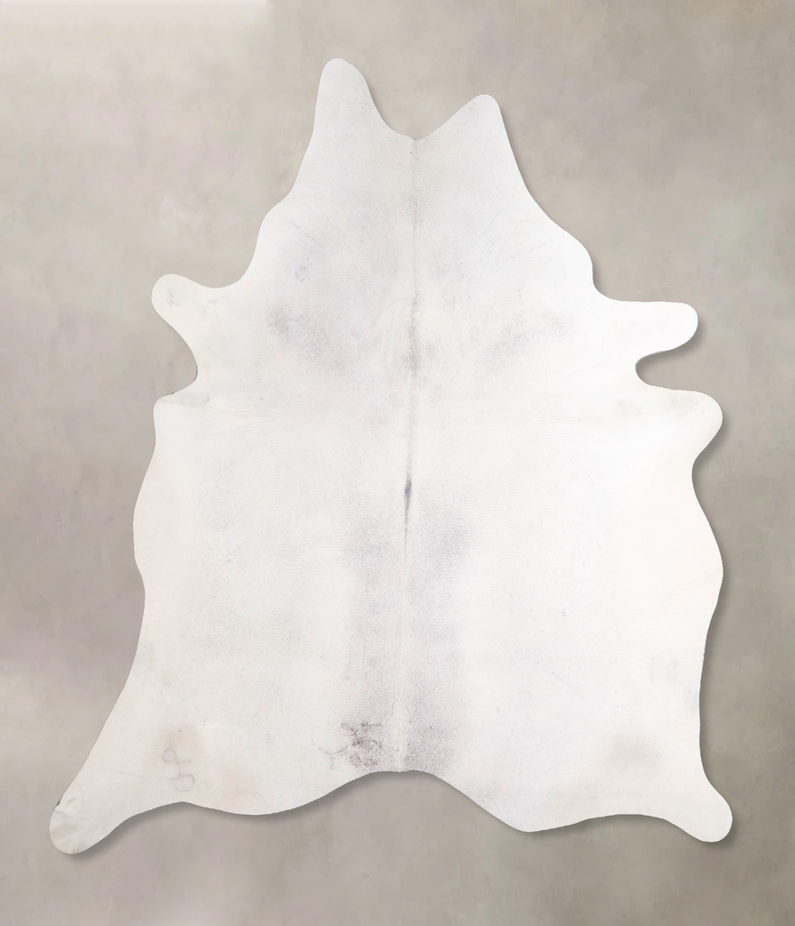 Light Grey XX-Large Brazilian Cowhide Rug 7'7"H x 6'9"W #A48081 by Hudson Hides