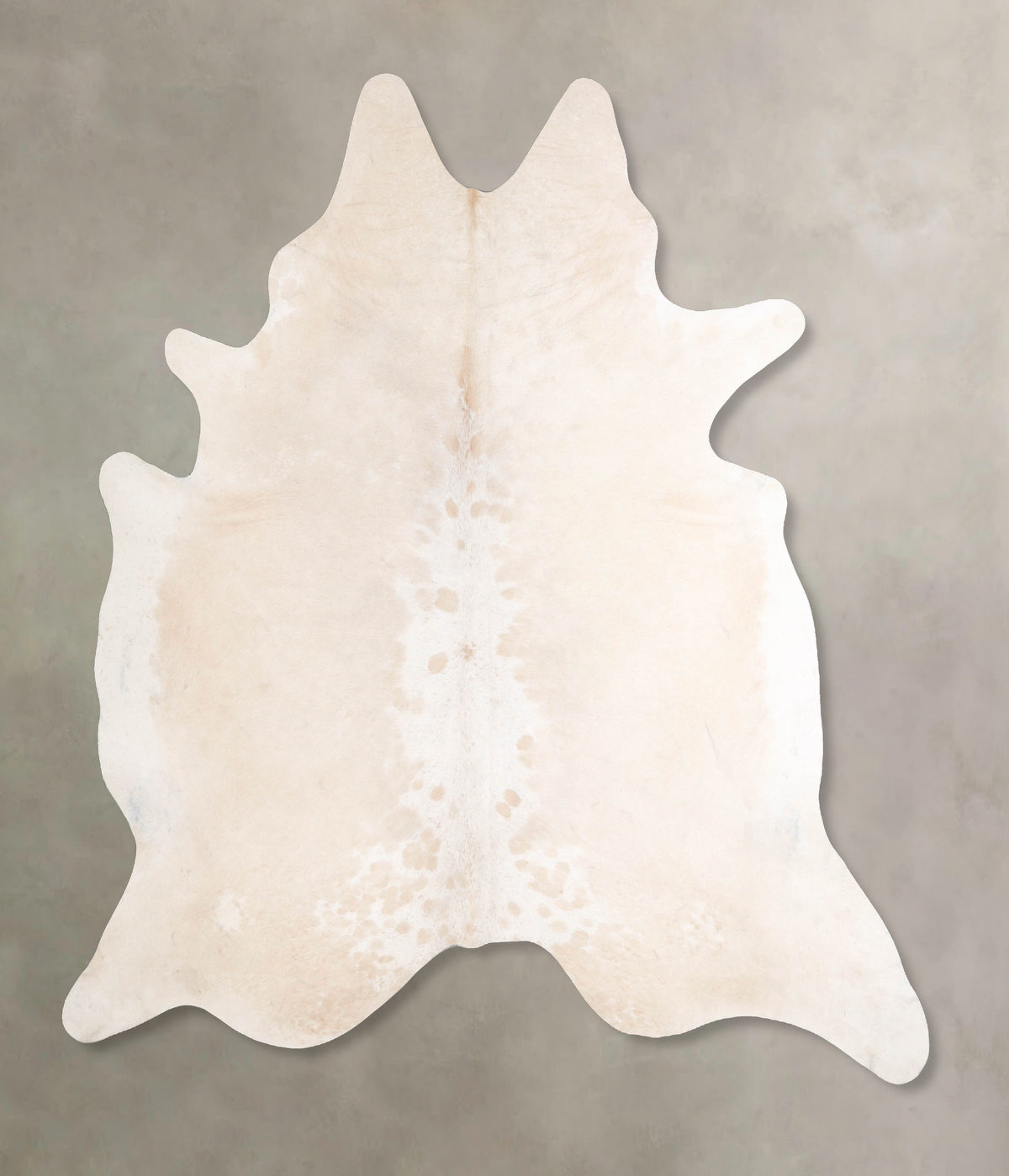 Beige and White Cowhide Rug #A48082