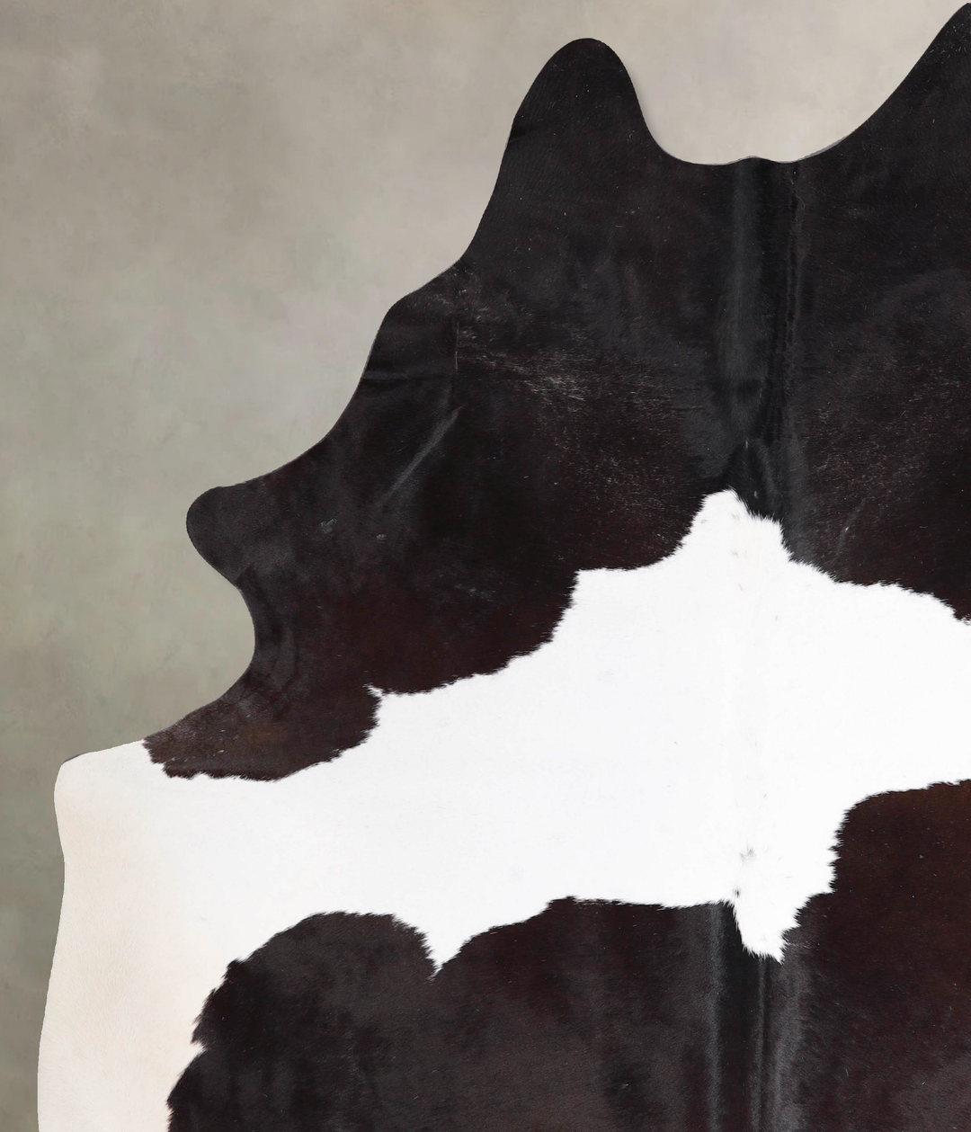 Black and White XX-Large Brazilian Cowhide Rug 8'7"H x 6'10"W #A48090 