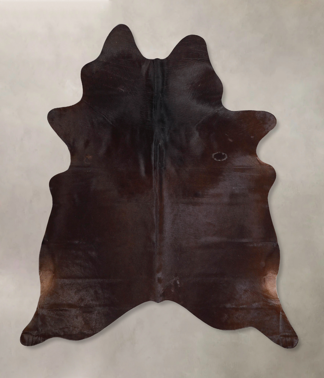 Chocolate Large Brazilian Cowhide Rug 6'7"H x 5'10"W #A48104 by Hudson